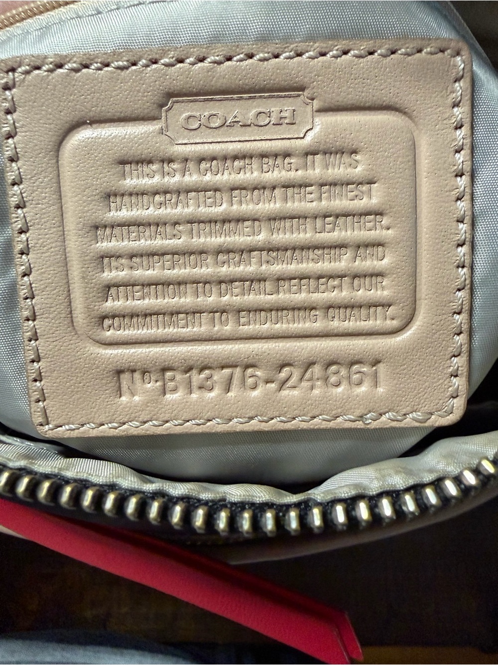 Coach Nylon Signature Tote & Crossbody Bag - Picture 16 of 16